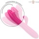 INTENSE IVY VIBRADOR FLEXIBLE 10 VIBRACIONES CON LENGUA ESTIMULADORA ROSA