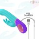 INTENSE MaNICA VIBRADOR RABBIT CON ESTIMULADOR ROTATORIO DEL PUNTO G AZUL