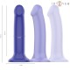 INTENSE VICTORIA VIBRADOR CON VENTOSA 10 VIBRACIONES AZUL OSCURO CONTROL REMOTO