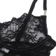 SUBBLIME 954185 BABYDOLL DE ENCAJE CON TIRANTES AJUSTABLES NEGRO S M