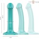 INTENSE KATIE VIBRADOR CON VENTOSA 10 VIBRACIONES AZUL OSCURO CONTROL REMOTO