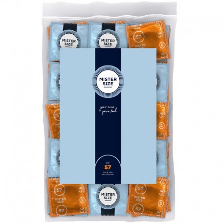 MISTER SIZE PRESERVATIVOS TALLA L 57 MM 100 UNIDADES