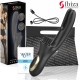 IBIZA VIBRADOR HI TECH RABITT MULTI CELDAS CLITORIALES Y DOBLE CLAMPING NEGRO