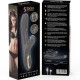 IBIZA VIBRADOR HI TECH RABITT POR ONDAS CLITORIALES Y DOBLE CLAMPING NEGRO DOBLE CLAMPING NEGRO