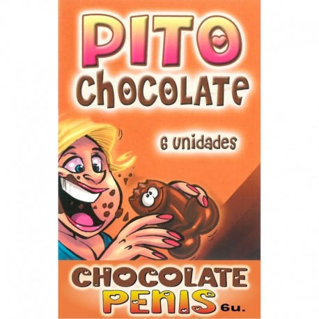 DIABLO PICANTE CAJA 6 CHOCOLATINAS FORMA PENE