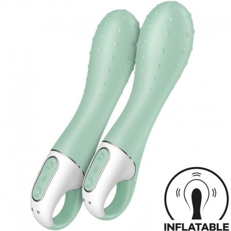 SATISFYER AIR PUMP VIBRADOR 3 INFLABLE PUNTO G MENTA