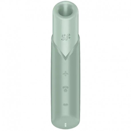 SATISFYER NAUGHTY KISS ESTIMULADOR CLaTORIS POR ONDAS VERDE AGUA