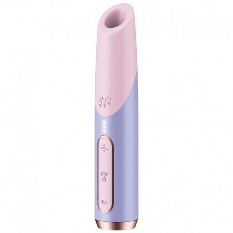 SATISFYER BOLD KISS ESTIMULADOR CLaTORIS POR ONDAS ROSA VIOLETA