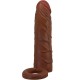 PRETTY LOVE KAILE FUNDA PARA PENE CON EXTENSIaN DE 25 CM MULATO