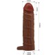 PRETTY LOVE KAILE FUNDA PARA PENE CON EXTENSIaN DE 25 CM MULATO