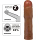 PRETTY LOVE KYLIAN FUNDA PARA PENE CON EXTENSIaN DE 76 CM MULATO