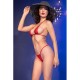CHILIROSE CR 4840 MICRO BIKINI ROJO S M
