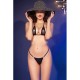 CHILIROSE CR 4840 MICRO BIKINI NEGRO S M