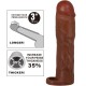 PRETTY LOVE GERD FUNDA PARA PENE CON EXTENSIaN DE 76 CM MULATO