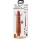 BAILE JEFF VIBRADOR REALaSTICO 195 CM MULATO