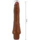 BAILE DRYAD VIBRADOR REALaSTICO 25 CM MULATO