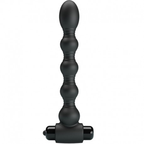 PRETTY LOVE LYNN PLUG ANAL SILICONA 10 VIBRACIONES NEGRO