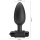 PRETTY LOVE VIBRA BUTT PLUG 2 PLUG ANAL 10 VIBRACIONES NEGRO