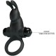 PRETTY LOVE ANILLO VIBRADOR ESTIMULADOR RABBIT CLaTORIS 10 VIBRACIONES NEGRO