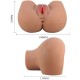 CRAZY BULL MILA TRASERO VIBRADOR CON VAGINA Y ANO REALaSTICO NATURAL CONTROL REMOTO