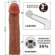 PRETTY LOVE CHELSEA FUNDA PENE CON EXTENSIaN DE 76 CM MULATO