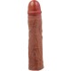 PRETTY LOVE DEREK FUNDA PENE CON EXTENSIaN DE 76 CM MULATO