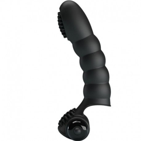 PRETTY LOVE ALEXANDER VIBRADOR DE DEDO 10 VIBRACIONES NEGRO