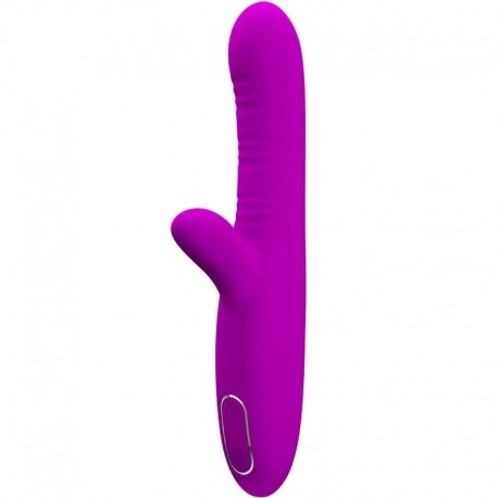 PRETTY LOVE ANGELIQUE VIBRADOR MULTIFUNCIaN ESTIMULADOR DE CLaTORIS MORADO