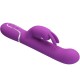PRETTY LOVE COALE VIBRADOR RABBIT MULTIFUNCIaN 4 EN 1 MORADO