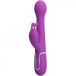 PRETTY LOVE DEJON VIBRADOR RABBIT MULTIFUNCIaN 3 EN 1 MORADO