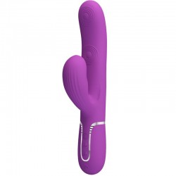 PRETTY LOVE PERLITA VIBRADOR RABBIT MULTIFUNCIaN 3 EN 1 MORADO