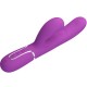 PRETTY LOVE PERLITA VIBRADOR RABBIT MULTIFUNCIaN 3 EN 1 MORADO
