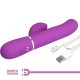 PRETTY LOVE PERLITA VIBRADOR RABBIT MULTIFUNCIaN 3 EN 1 MORADO