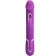 PRETTY LOVE KAMPAS VIBRADOR RABBIT MULTIFUNCIaN 3 EN 1 MORADO