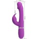 PRETTY LOVE KAMPAS VIBRADOR RABBIT MULTIFUNCIaN 3 EN 1 MORADO