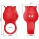 PRETTY LOVE JAE VIBRADOR DE DEDO FORMA DE ROSA 10 VIBRACIONES ROJO