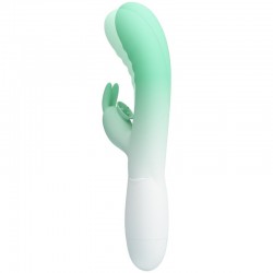 PRETTY LOVE CERBERUS VIBRADOR RABBIT 3O VIBRACIONES VERDE