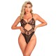SUBBLIME 955229 BODY TRANSPARENTE CON ENCAJE HUECO NEGRO L XL