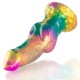 EPIC IRIS DILDO CON TESTaCULOS ARCOaRIS DE PLACER