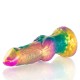 EPIC IRIS DILDO CON TESTaCULOS ARCOaRIS DE PLACER