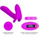 PRETTY LOVE MASAJEADOR VIBRADOR 12 VIBRACIONES CONTROL REMOTO MORADO
