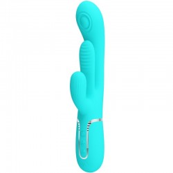 PRETTY LOVE SHANIA TRIPLE VIBRADOR RABBIT MULTIFUNCIaN 3 EN 1