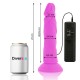 DIVERSIA DILDO FLEXIBLE CON VIBRACION LILA 23 CM O 43 CM