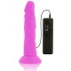 DIVERSIA DILDO FLEXIBLE CON VIBRACION LILA 23 CM O 43 CM