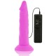 DIVERSIA DILDO FLEXIBLE CON VIBRACION LILA 23 CM O 43 CM