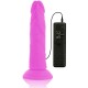 DIVERSIA DILDO FLEXIBLE CON VIBRACION LILA 23 CM O 43 CM