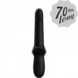 PRETTY LOVE PAZUZU VIBRADOR 3 MODOS DE EMPUJE NEGRO