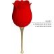 PRETTY LOVE ROSE LOVER ROSA ESTIMULADORA DE CLaTORIS 12 VIBRACIONES ROJO