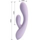 PRETTY LOVE ROSOLYN VIBRADOR RABBIT 10 VIBRACIONES MORADO