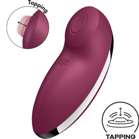 SATISFYER TAP CLIMAX 2 VIBRADOR ESTIMULADOR ROJO
